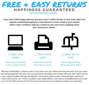 free and easy returns