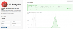 A/B testing statistical significance