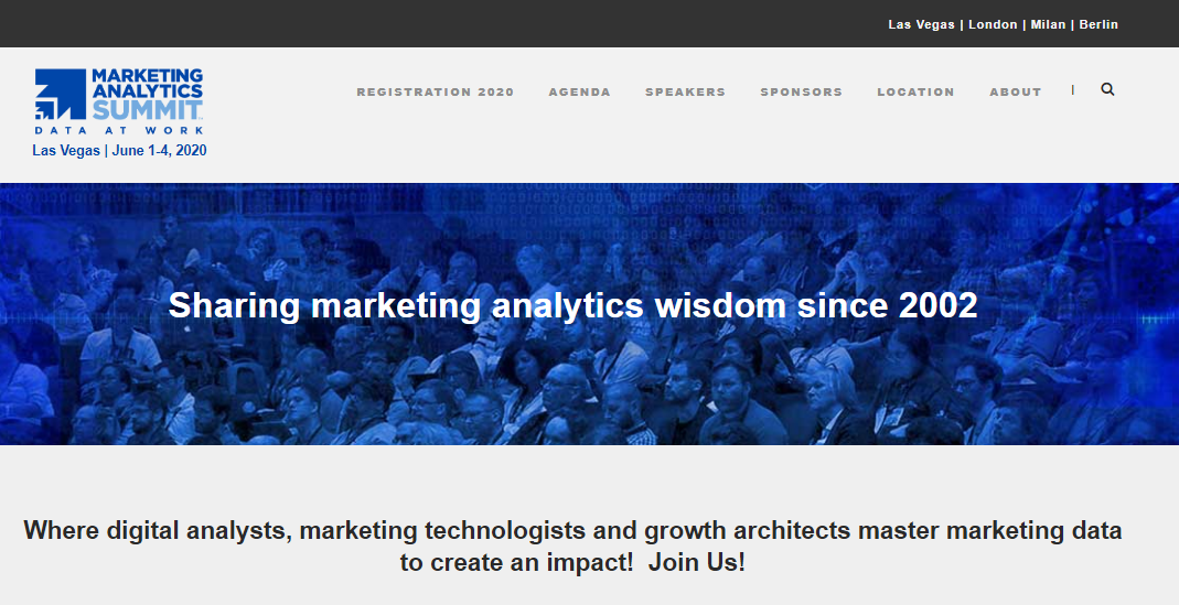 Marketing Analytics Summit 2020