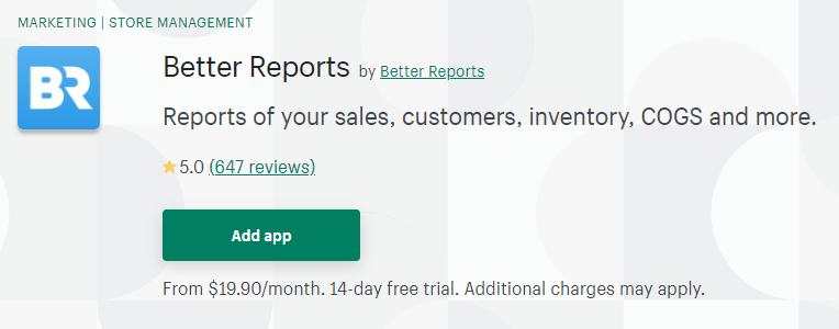 better reports data tracking