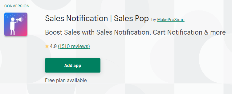 msp sales notification application