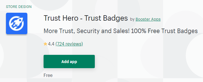 trust hero badges